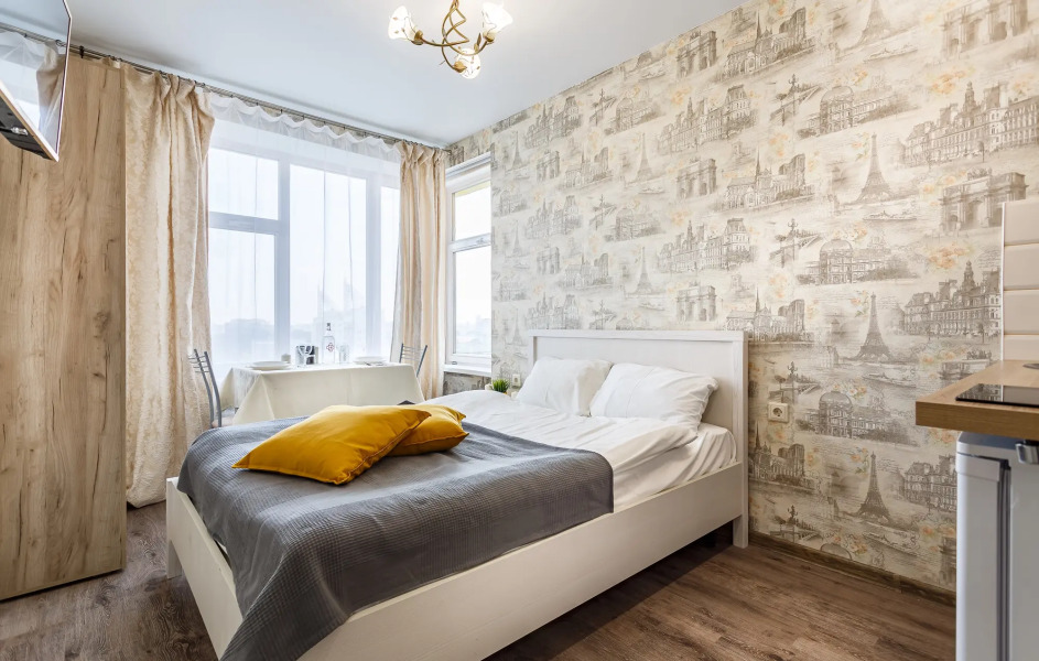 Квартира студия с шикарным видом на Москву