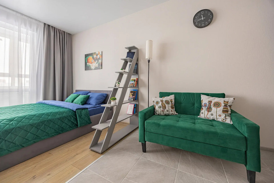 Квартира Уютная студия с современным ремонтом до 3 гостей рядом с  центром