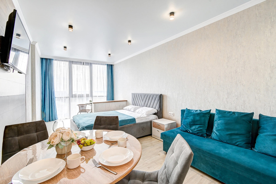 Апартаменты MorskayaSimfonya2 с панорамой на море и бассейном на территории