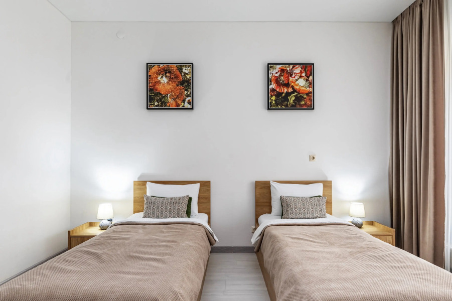 Апартаменты Студия Сибирские номера с раздельными кроватями в центре Казани