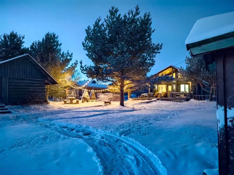 Гостевой дом на берегу реки в Карелии