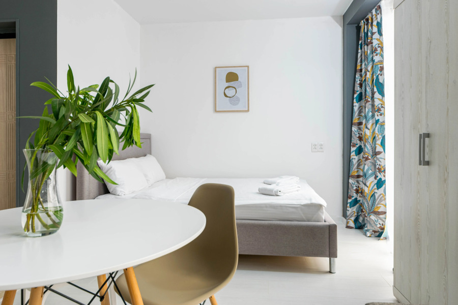 Апартаменты стильные Морент 25 кв. м на 7 этаже в ЖК «Сорренто Парк»