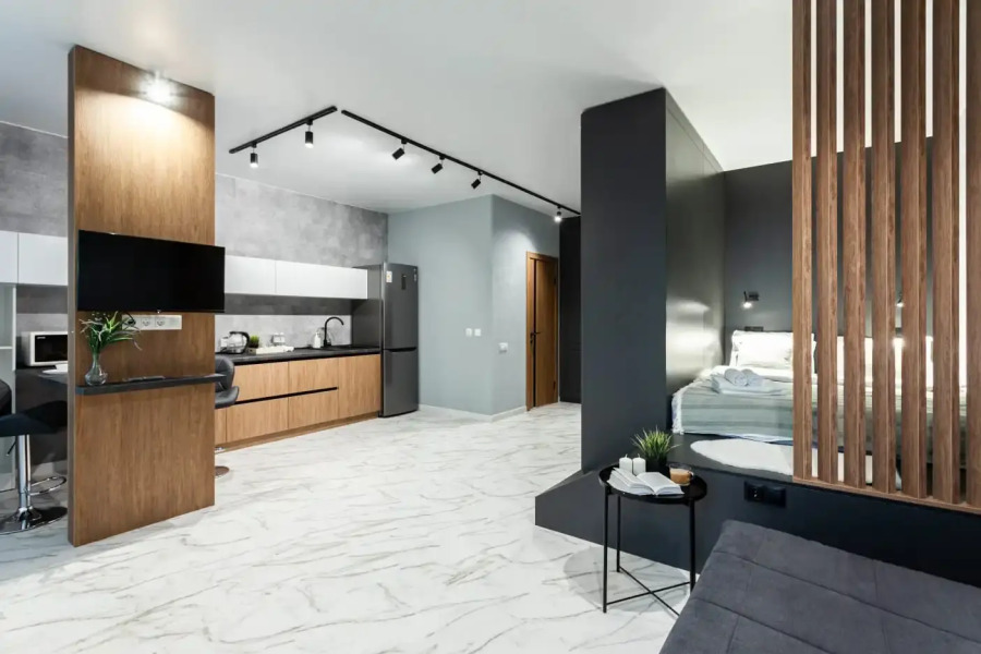 Апартаменты Дизайн-студия с Бассейном