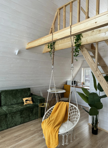 Гостевой Дом А-фрейм с Панорамными Окнами