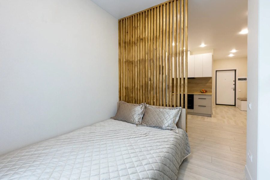 Апартаменты Жореса Алфёрова 14 в новом доме Свежая студия