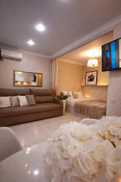 Квартира Комфортабельная студия с красивым видом на аллею Героев