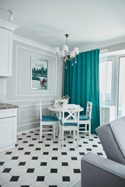 Апартаменты Luma White #2 в центре города с красивым видом на балконе