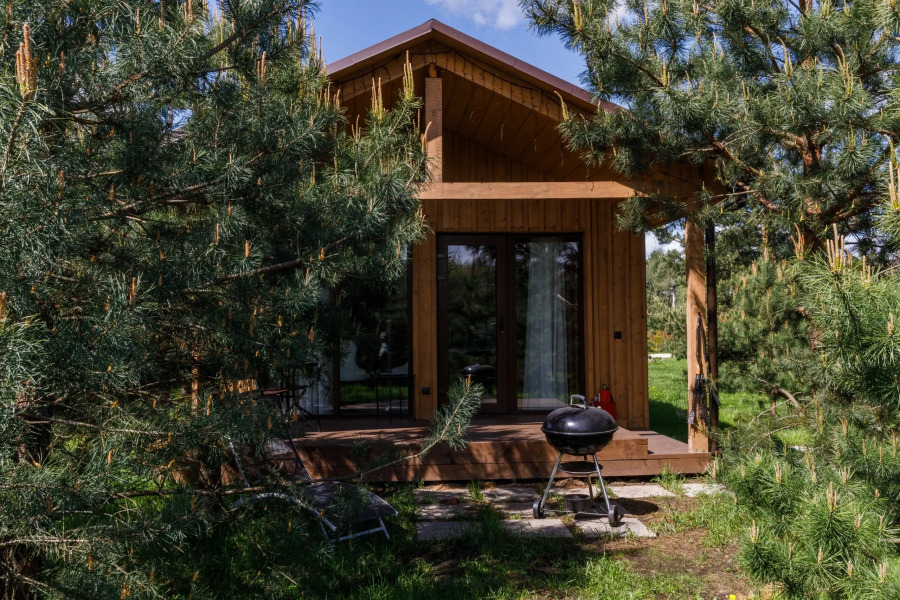 Частный дом 42м в лесной зоне рядом со Звенигородом