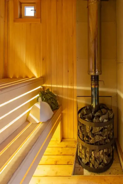 Частный дом cовременный с баней