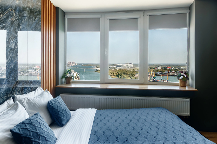 Апартаменты Дом у Дона с подиумом и видом на Дон (23 этаж)