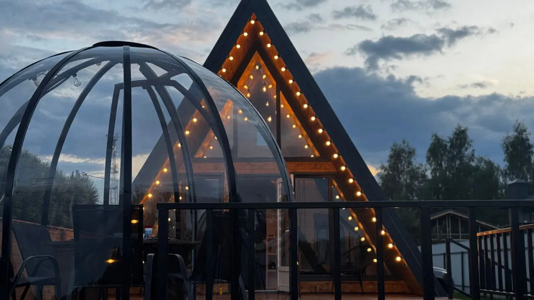 Частный Дом с Террасой и Видом на Лес