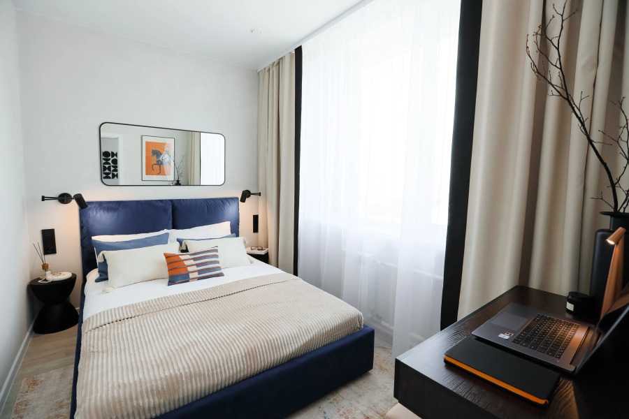 Апартаменты Двухкомнатные Люкс в IQ Aparts