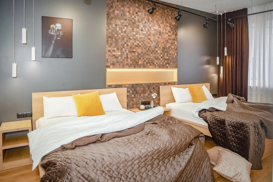 Новые Luxury апартаменты с сауной в самом центре города