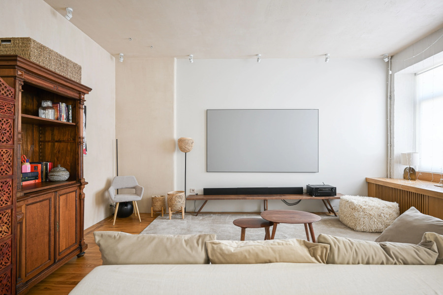 Квартира Просторные апартаменты с проектором LetYourFlat Sati