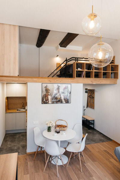 Апартаменты ApartH Deluxe с кухней и видом на Неву