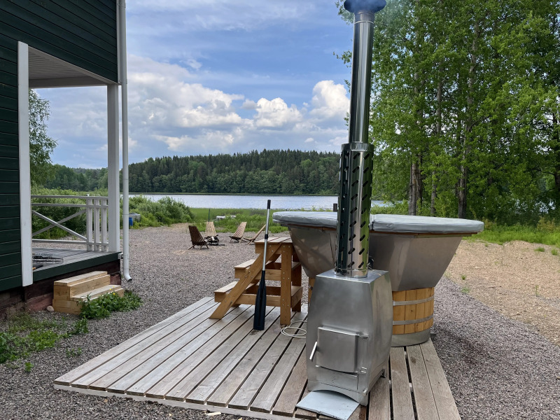 Частный дом Дом на озере Великое