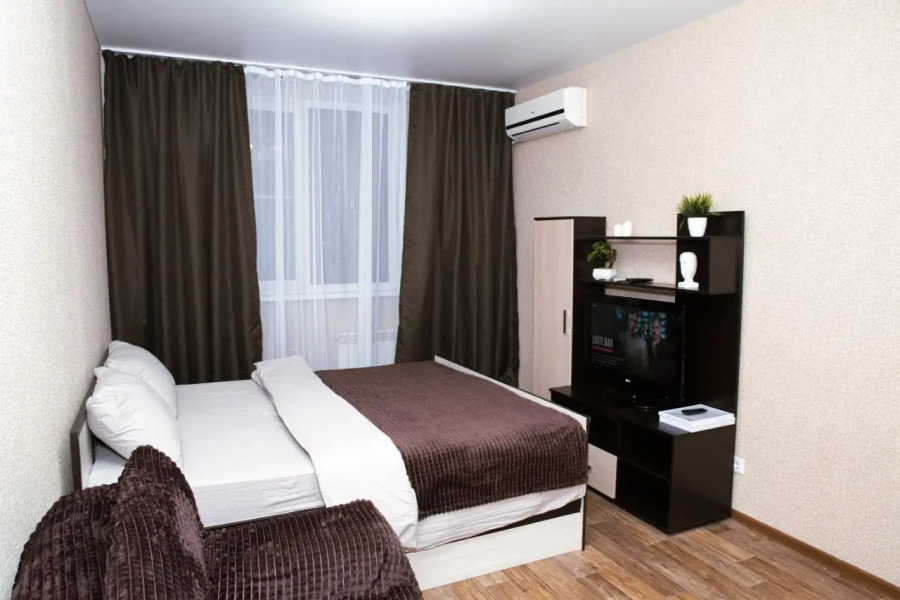 Квартира Просторная и Уютная Однокомнатная с Кроватью и Диваном в ЖК Новый Свет