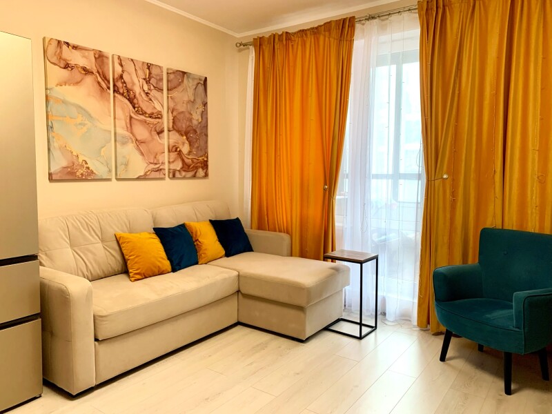 Квартира 1K c дизайнерским ремонтом в Приморском районе