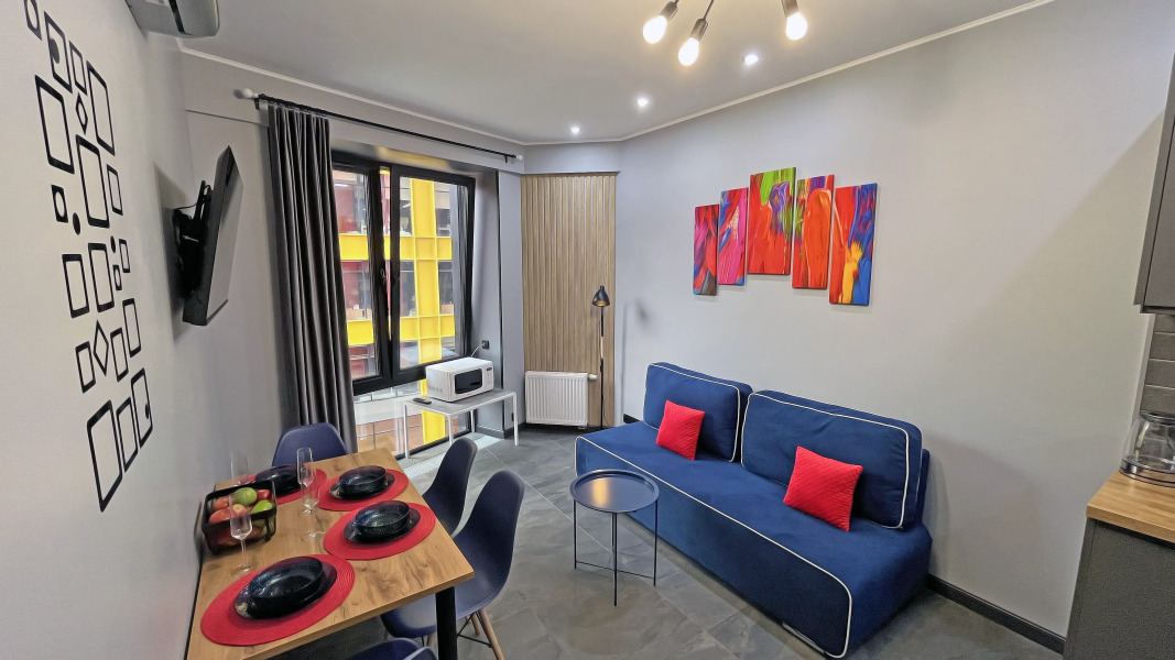 Квартира Уютные апартаменты Prime Blue в ЖК Савеловский Сити в центре Москвы