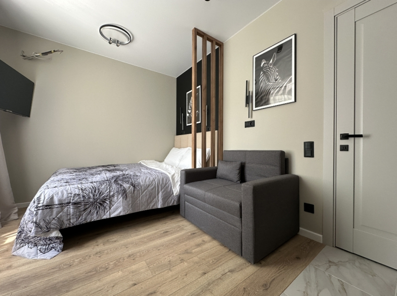 Апартаменты Атмосфера Черно белая