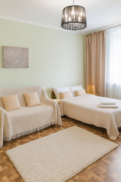 Апартаменты Просторная квартира на Волжском проспекте 39