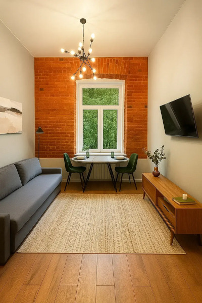 Апартаменты двухуровневые возле Кремля с парковкой