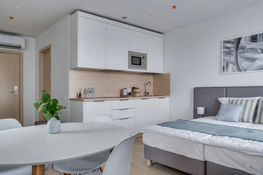 Апартаменты Luce Apartment с видом на город