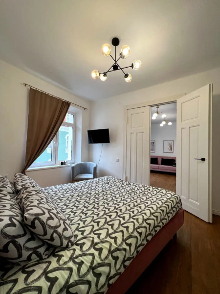 Апартаменты Стильные 2х-комнатные на Театральной с Шикарным Видом