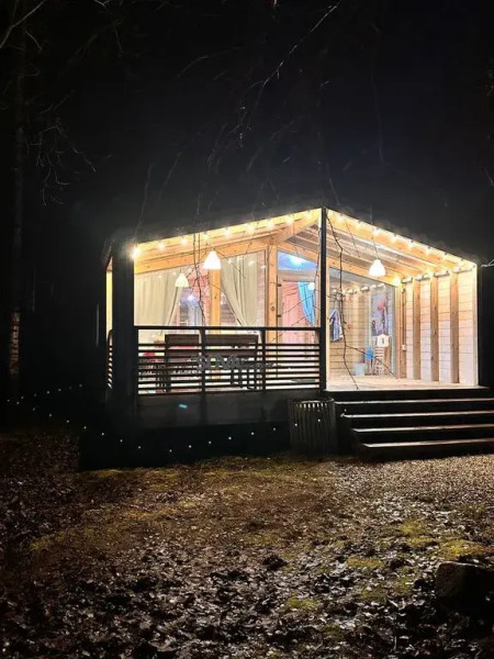 Частный дом круглогодично теплый с баней, мангалом, костровым местом