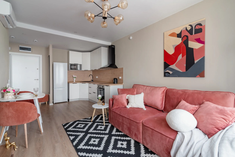 Квартира Дизайнерская Однокомнатная Квартира Метро Озерная