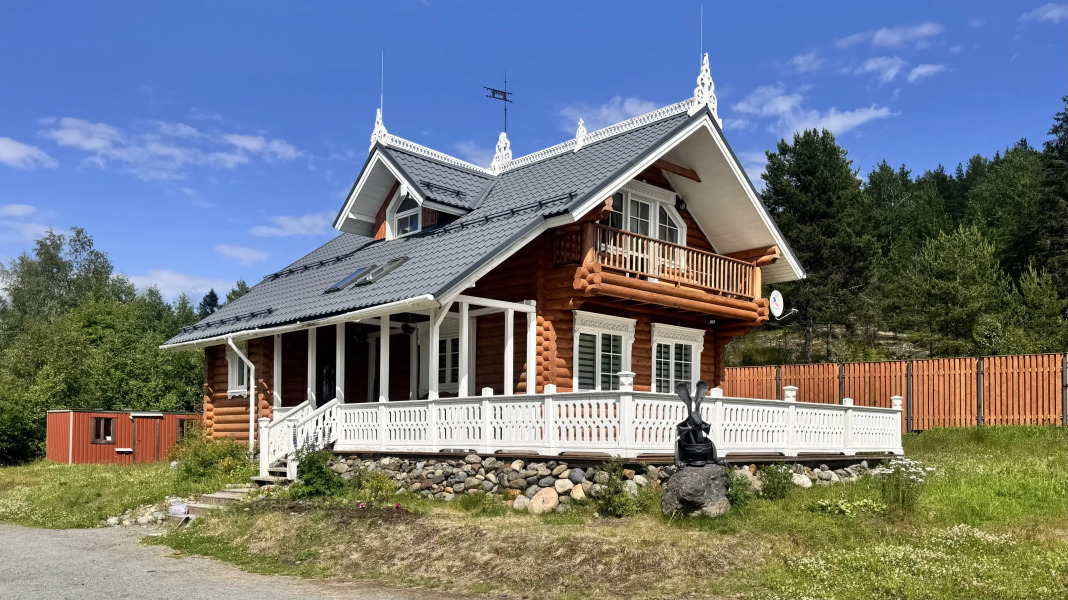 Частный дом Усадьба "Ладожские этюды" у подножия горы Хийденвуори