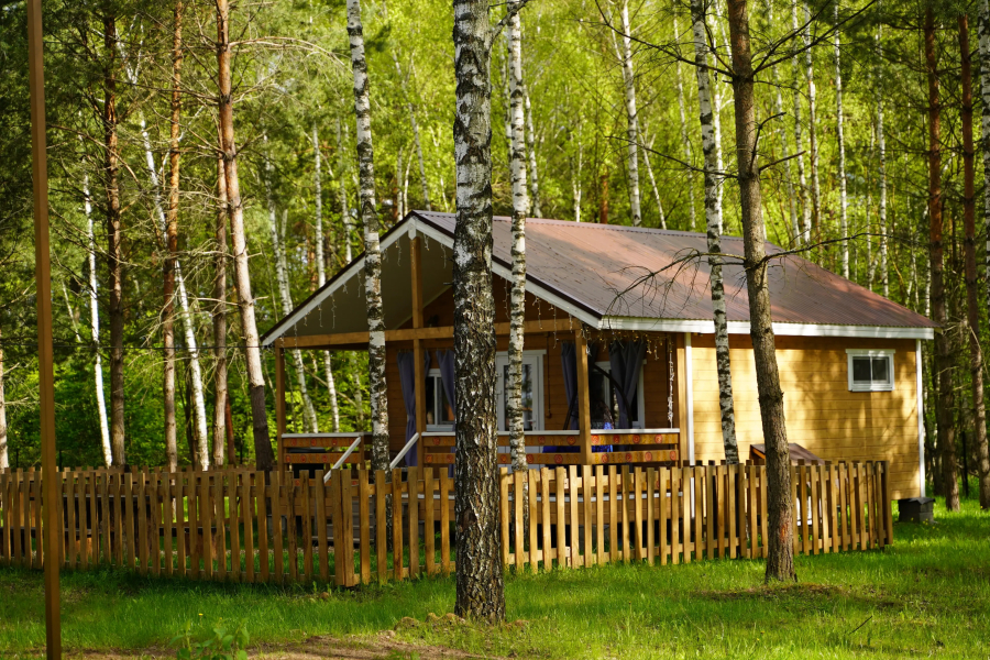 Частный дом В лесу на миниферме