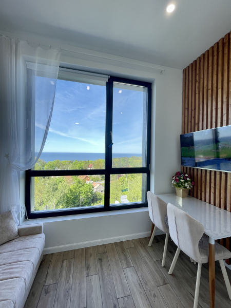 Апартаменты с видом на море на 10 этаже в комплексе Кристалл & Балтик-SPA