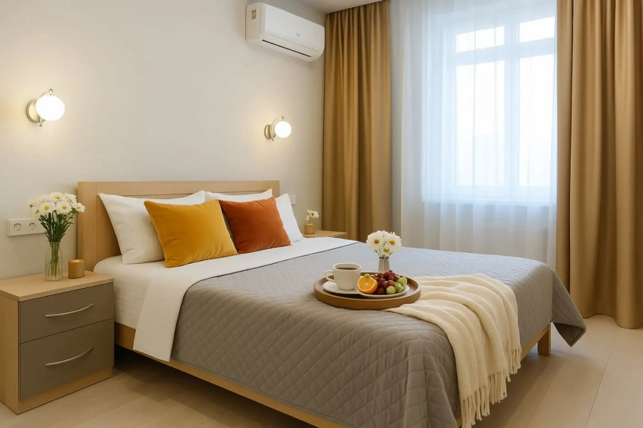 Апартаменты Panda Home в центре в ЖК Сердце Сибири