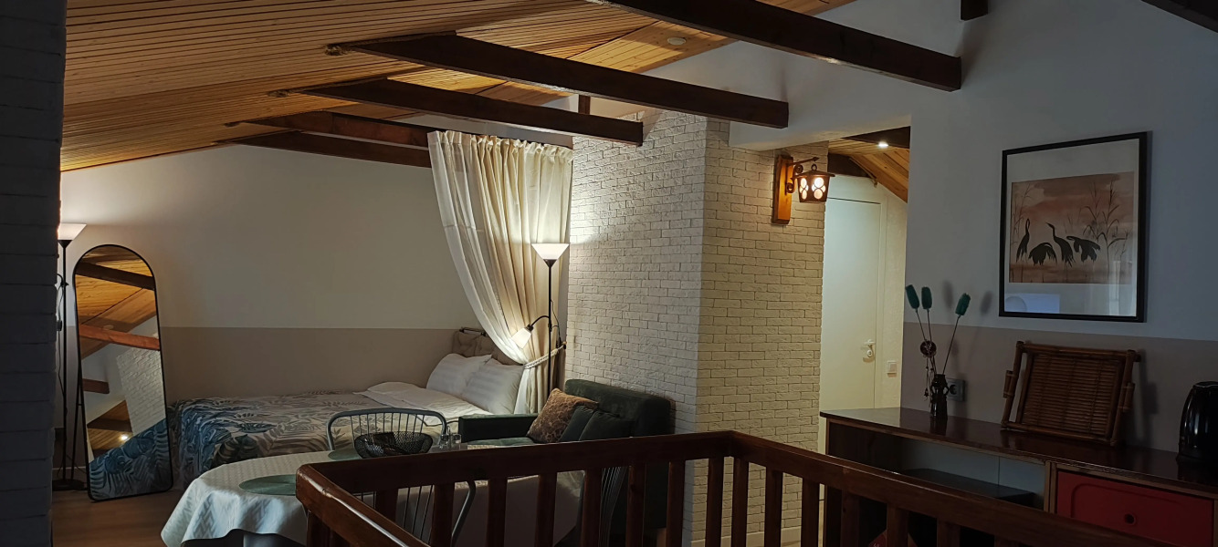 Квартира в Мансарде с Сауной