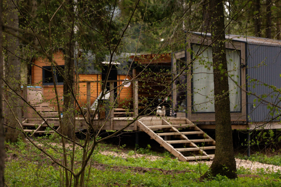 Шале Панорамный дом в лесу на Живописной улице