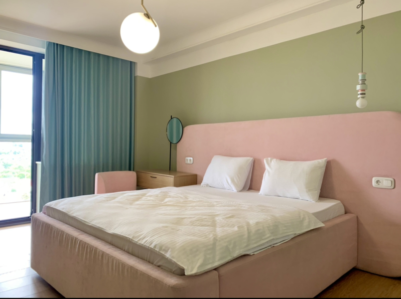 Квартира Aparts Pro Нежная 1-ком с панорамным балконом в ЖК Арго на 11 этаже