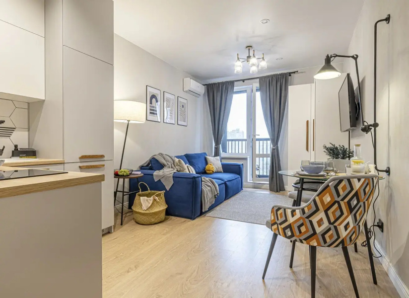 Квартира Сканди-студия в Московском районе.