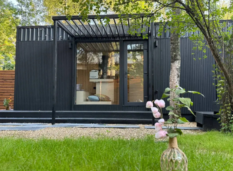 Частный дом Домик для отдыха вдвоём с сауной, купелью и мангальной зоной