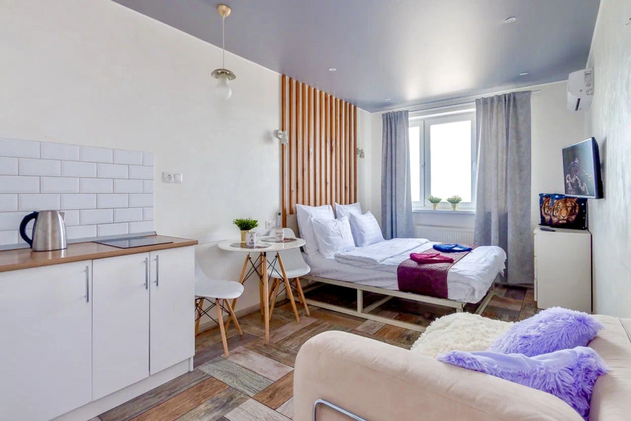 Апартаменты Уютные Апартаменты у Шереметьево с просторной лоджией и кондиционером