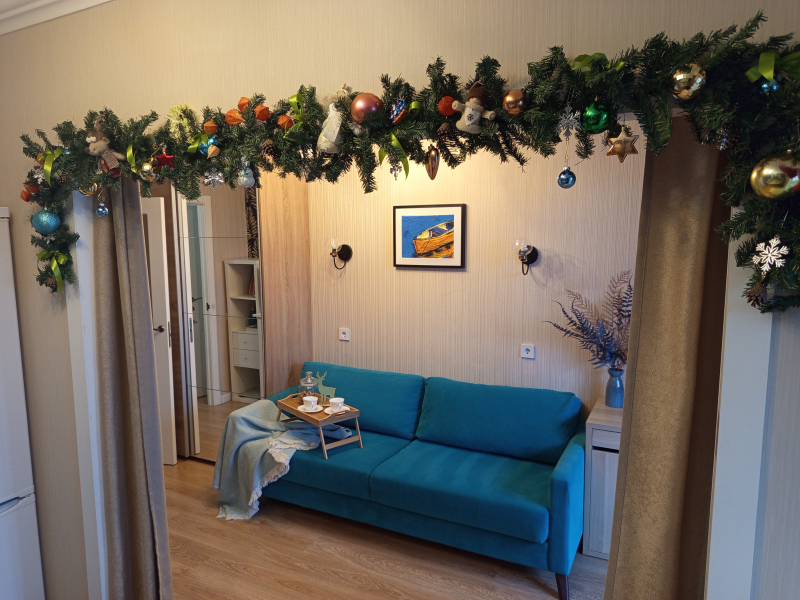 Квартира Студия с видом на город