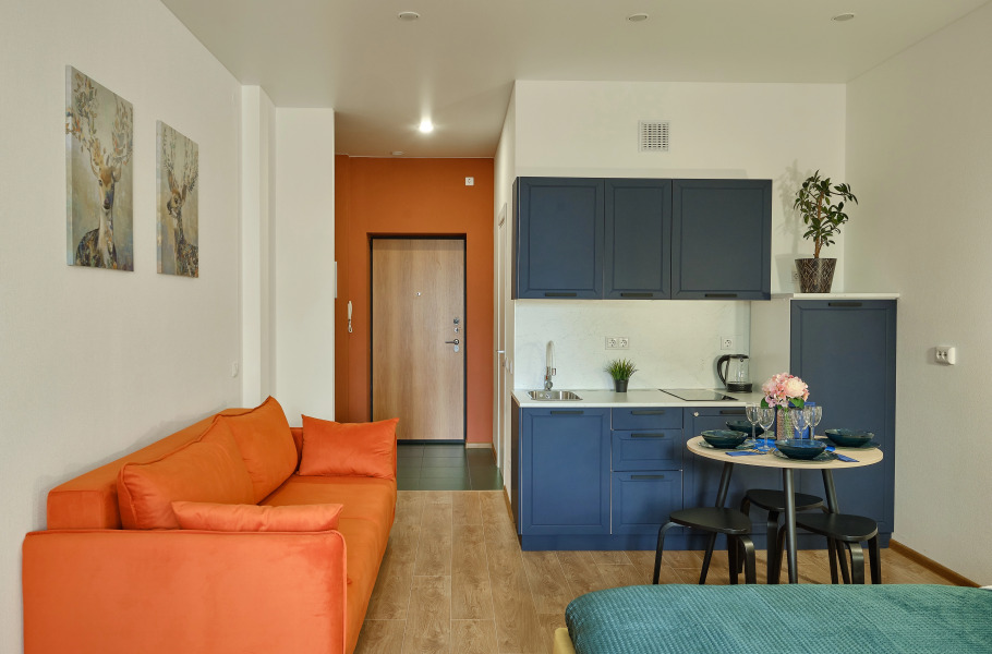 Квартира Astrea-студия у Метро Рядом с Аквапарком