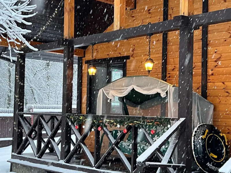 Частный дом уютный с сауной и камином