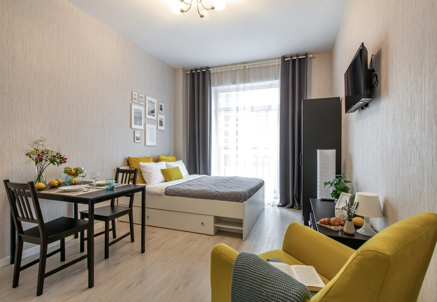 Апартаменты Sunny pouf in Salut apart