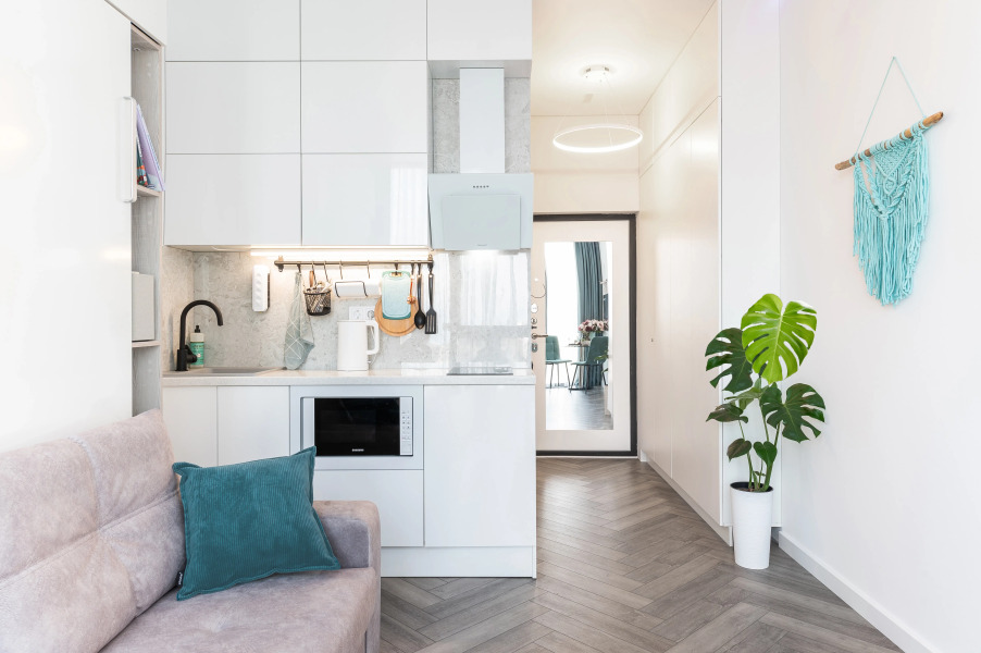 Апартаменты Умные с бассейном у Дендрария