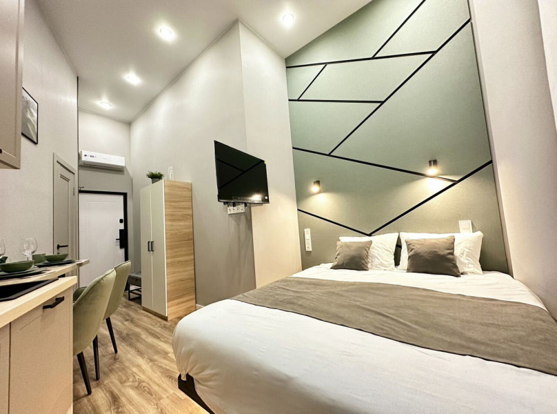 Апартаменты Комфорт+ 2 гостя около Кремля с видом на центр города