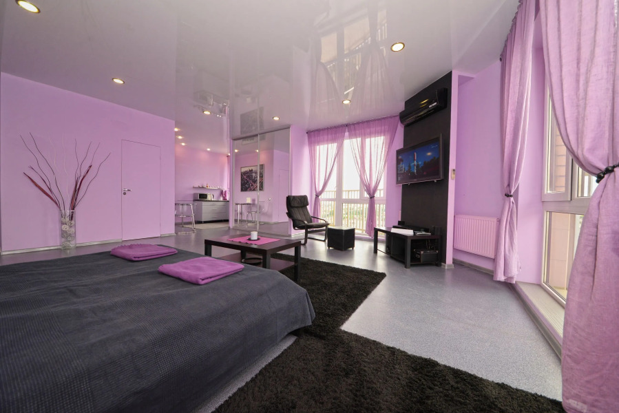 Апартаменты для Романтического Отдыха с Панорамными Окнами