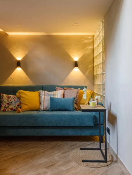 Квартира Двухуровневая Студия в Центре с Сауной