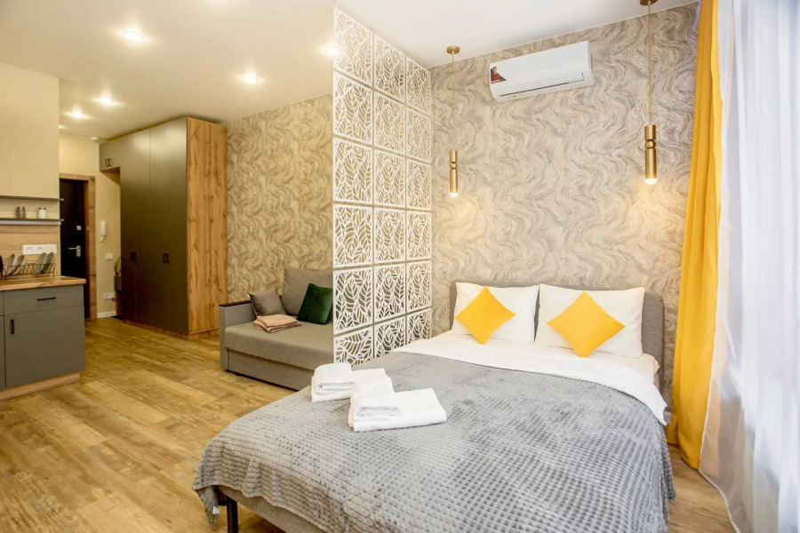 Апартаменты Unique Apart Манго в новой высотке рядом с Парком Ангелов на Мичурина 58/2