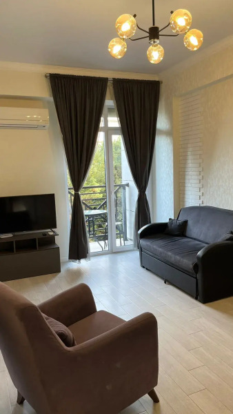 Апартаменты Евро 2-ком с балконом возле моря в центре Адлера Ajax